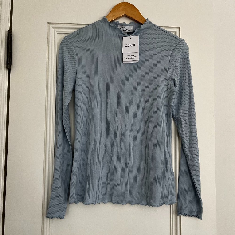 & Other Stories Long Sleeve Light Blue Shirt
